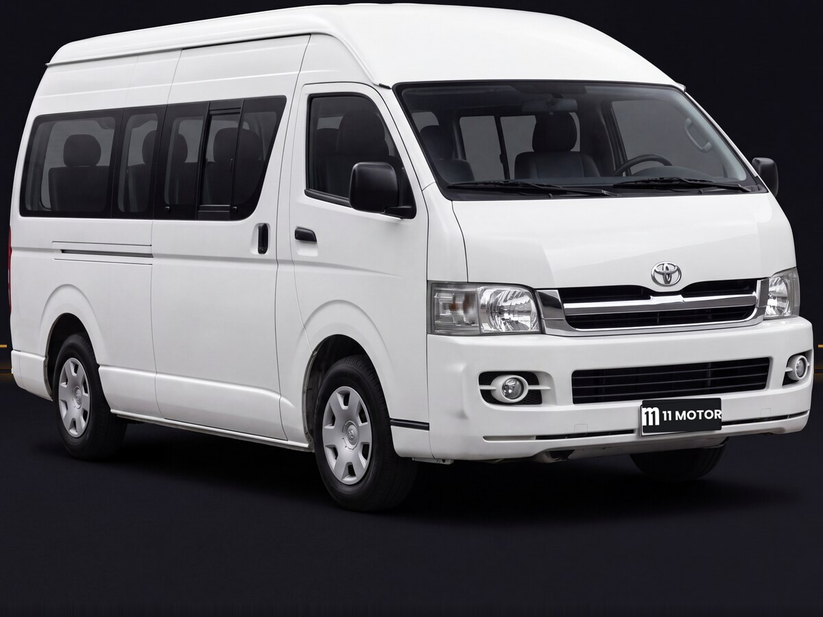 Toyota Hiace 200 Manual — van rental car available from 11 Motor Miri